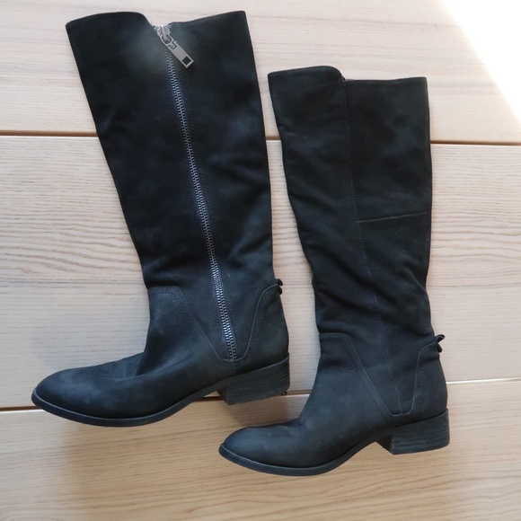 Tall Black Leather Boots - Aldo - Picture 6 of 8